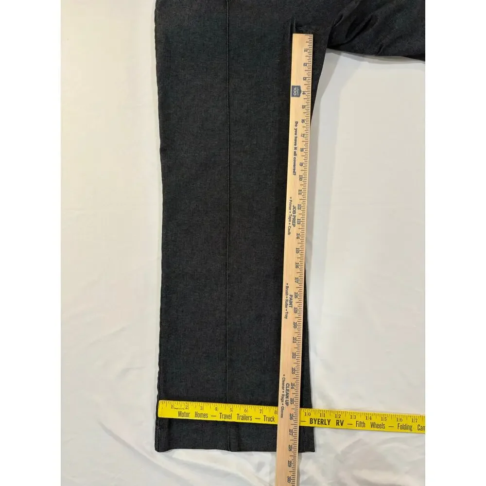 The Limited Stretch Trouser Charcoal Gray Dress Pants Size 14 Long